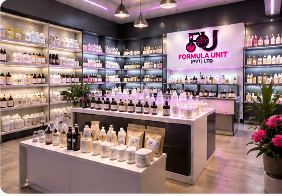 Formula Unit cosmetic raw material store